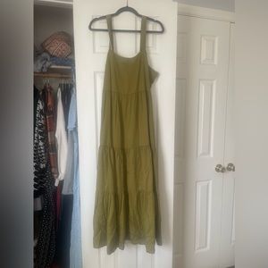 NWT The Drop maxi dress: olive green, size XL